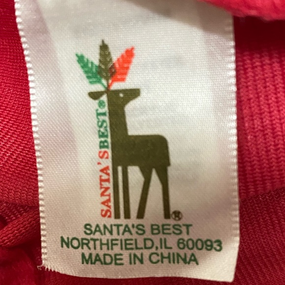 Mrs Clause santa suit set- so cute! Great red! - Picture 4 of 7